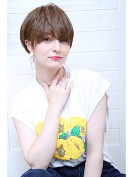 オーシャン(Ocean) [OCEAN Hair&Life藤原純] サマーショート×フォギーベージュ☆