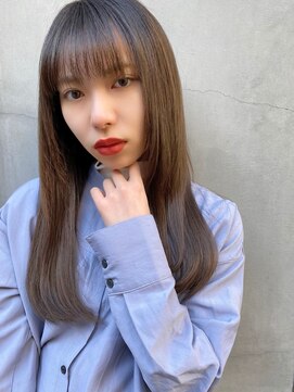 シー バイ ロンド 新宿(Sea by Lond) 【藤原三知代】ぷつっと前髪つやさらロング