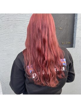 ベレッタ 枚方店(veretta.) 暖色系ノーブリーチカラー　担当：小林/ピンク系カラー/抜け感