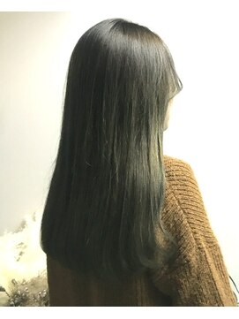 アール(ar) ＊ダークカーキマットなロング＊