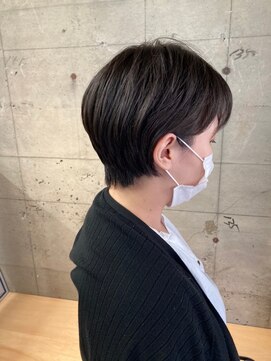 オッソ(OSSO) マッシュショート_Aラインボブマロンベージュ