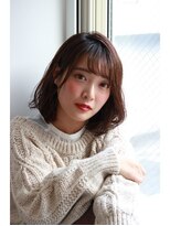 ヘアリゾートエーアイ 北千住店(hair resort Ai)&nbsp;20代30代40代50代 色っぽふんわりミディの重軽ウェーブヘア♪
