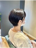 コンパクトショートボブ◎丸み可愛い