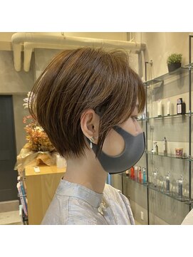 レーヴバイロンド 仙台(Reve by Lond) 横顔美人くびれショート　似合わせカット　アースカラー