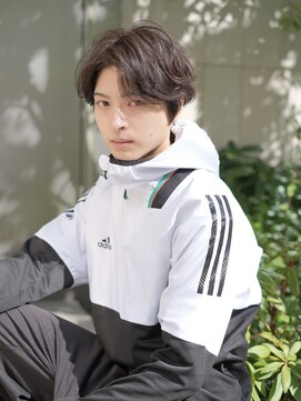 ミラリー トウキョウ(Mirareee Tokyo) メンズハンサムショート毛流れパーマ