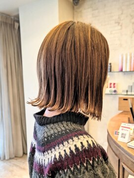 ブロッサム 東久留米店(Blossom) 20代30代40代髪質改善ナチュラルボブ艶感アッシュ