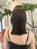 カット+髪質改善プレミアムケアカラー+ハホニコTR　￥16400