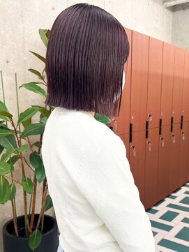 ノエ(noe) ボブ×モーブピンク