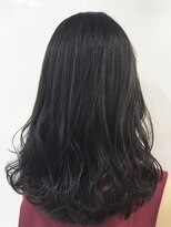 デイジー インデックスヘア 大島店(DAISY index hair) ゆるふわローレイヤー/アッシュブラック/夏カラー