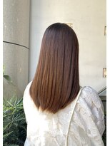 ヘアアンドメイク スタジオ ミムロ(HAIR&MAKE STUDIO MIMURO)&nbsp;酸性ストレートパーマ+悟式髪質改善トリートメント