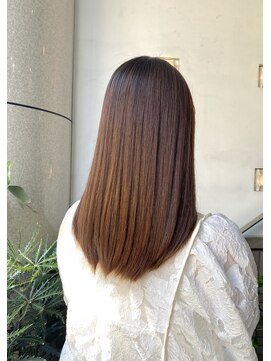 ヘアアンドメイク スタジオ ミムロ(HAIR&MAKE STUDIO MIMURO) 酸性ストレートパーマ+悟式髪質改善トリートメント