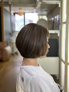 トランクサロンカッパード 重めグラボブ＋イルミナカラー＋生コラーゲントリートメント