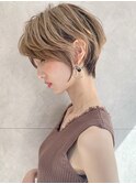 大人ショートボブ/クビレ/絶壁解消/20代30代40代/【荒牧】
