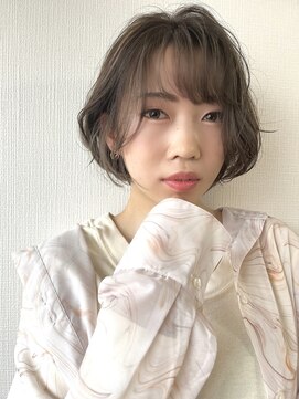 ケンジ 東戸塚(KENJE) モード な 大人ボブ X モーブカラー