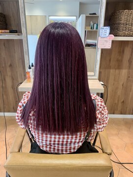 アズールサン 草加西口店(azule-sun) ダブルカラー,レッドパープル,秋カラー【草加】