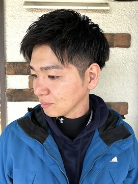 スタンドバーバー 柏(STAND BARBER) マッシュパーマ/ウルフ/アッシュブラック/カルマパーマ/柏