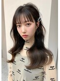 天神美容室×韓国ヘア×前髪カット