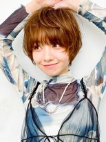 ロンドアンメゾン 原宿(Lond un Maison.)&nbsp;ショート/顔周り姫カット+ブリーチハイトーンシアカラー[原宿]