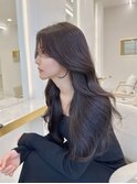 韓国ヘア 上品な大人レイヤー