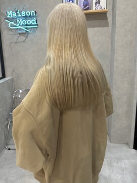 ムード タテマチ(mood tatemachi) ホワイトベージュ♪シアーカラー