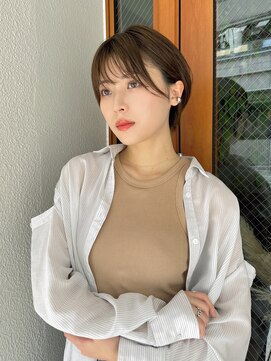 ルービック 難波(Rubik's) 大人可愛いグレージュマッシュショート