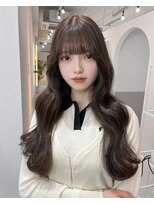 ジーナ 渋谷神南(Zina)&nbsp;韓国ヘア＊小顔前髪ダークブラウン＊shion【Zina渋谷神南】