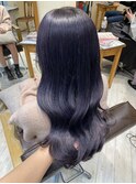 ラベンダーカラー/暗髪/髪質改善