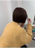 コンパクトにキュッとまとまるミニボブ