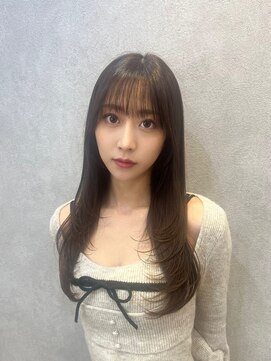 ロンド フィーユ(Lond fille) レイヤーカット x 艶イノアカラー