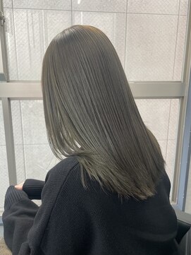 シエンゴールド(CIEN gold) オリーブベージュ ブリーチなしダブルカラー #浜松駅 #カラー