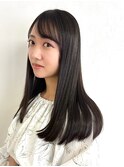 髪質改善/高濃度水素ストレート/ダークグレージュ