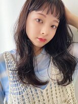 ホフ 大阪心斎橋店(F.O.F) ベージュインナーカラーショートボブレイヤーミディアム前髪