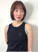 小顔カット顔まわりレイヤー髪質改善ボブヘアボブレイヤー