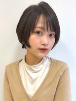 アローラ 三軒茶屋(Allora) ナチュラルボブ前髪あり☆20代30代40代50代ショートボブ