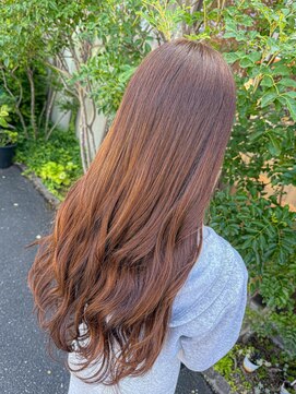 セットアップ 倉敷美和店(SET-UP) 韓国風ウェーブ/ゆるふわパーマ/キャラメルブラウン/うる艶髪/秋