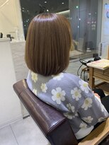 ブレンドバイハピネス(Blend by happiness)&nbsp;シークレットハイライト　色素改善カラー　ミルクティーカラー