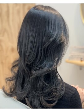 ウチコ 平尾店(u.chi.ko_si) 1ブリーチで叶えるブルーブラック