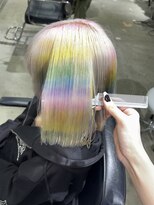 ゲームバイアランスミシー 心斎橋(GAME by Alan Smithee)&nbsp;デザイン／ダブルカラー／ケアブリーチ／エフェクトブリーチ