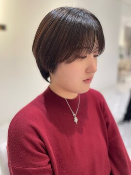 丸みショートボブ