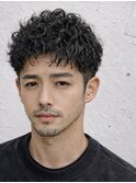 外国人人風メンズ　外国人風パーマ