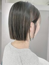 ピークス 千葉店(Peaks)&nbsp;髪質改善/レイヤーボブ/ミルクグレージュ/顔周りカット/千葉