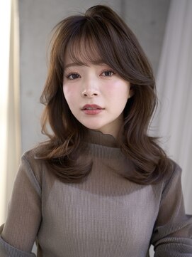 エインアンリー 明治神宮前(AIN.ANLY.) ☆デジタルパーマコテ巻き風パーマレイヤーカット韓国ヘア小顔