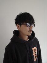 プールサイド(POOLSIDE)&nbsp;メンズパーマ　シャドウパーマ無造作パーマ　大人メンズ　博多区