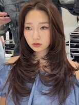 シー 萩原店(sea)&nbsp;ニュアンスレイヤー小顔レイヤーフェイスレイヤーペールベージュ