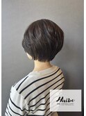 30代40代白髪ぼかしショート