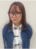レイヤー/顔まわり/アッシュベージュ/グレージュ/前髪