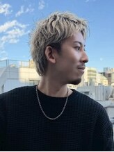 ハーツ 青山表参道店(Heart's)&nbsp;川畑佑太 白髪ぼかし