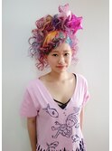 体育祭ヘアセット