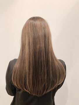 シノヤ 米沢春日店(Shinoya) ナチュラルブラウングレージュ!バレイヤージュハイライト!小平