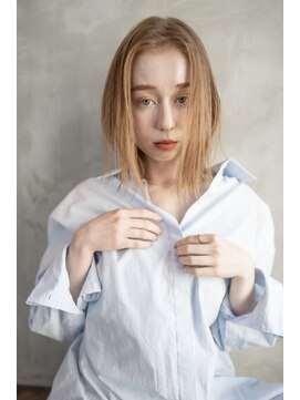 ブエナビスタ(BUENA VISTA) ☆BUENAVISTA☆切りっぱなしボブ/大人かわいいオレンジベージュ